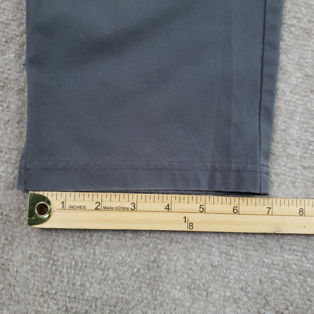 Eileen Fisher Pants Women Small Gray Elastic Waist Straight Leg Side Zip Casual - Picture 4 of 14
